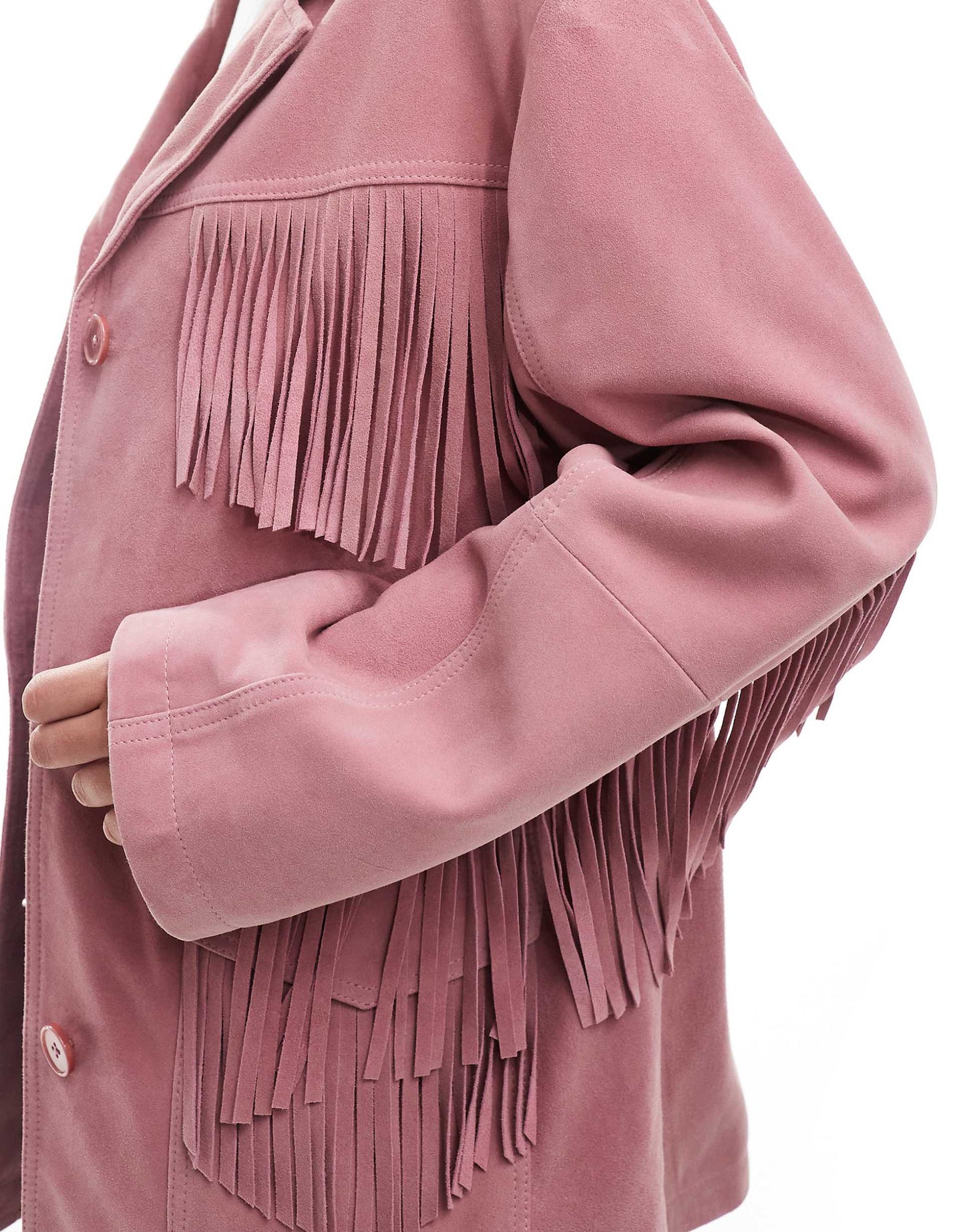 Premium Suede Tassel Jacket