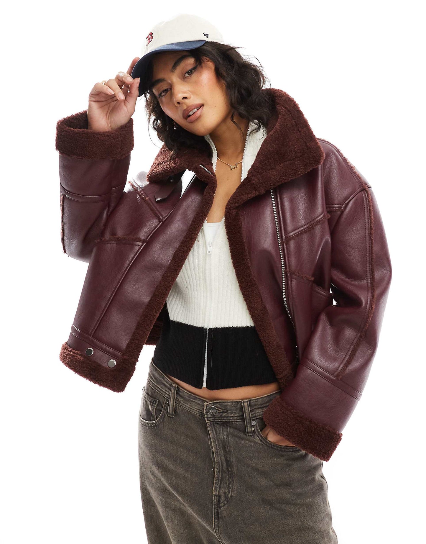 Shearling Oversized Jacket