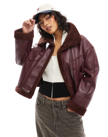 Shearling Oversized Jacket