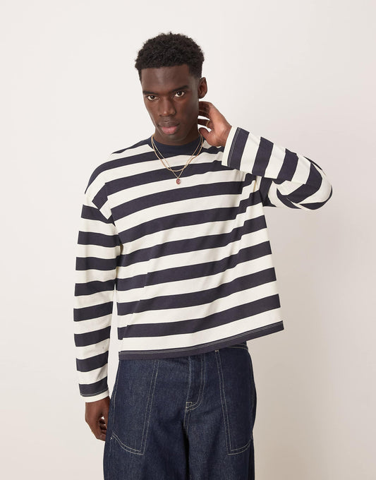 Boxy Oversized Long Sleeve T-Shirt