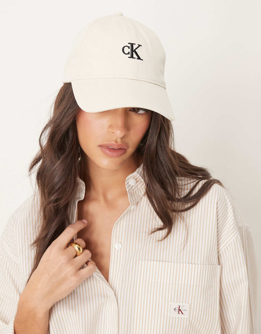 Jeans Monogram Logo Cap