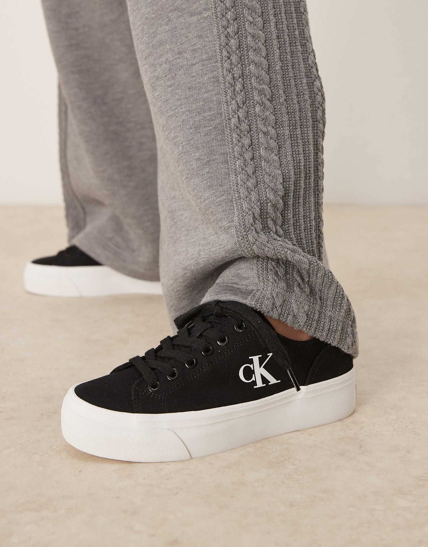Jeans Vulc Flatform Canvas Trainers