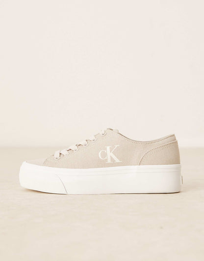 Vulc Flatform Canvas Trainers