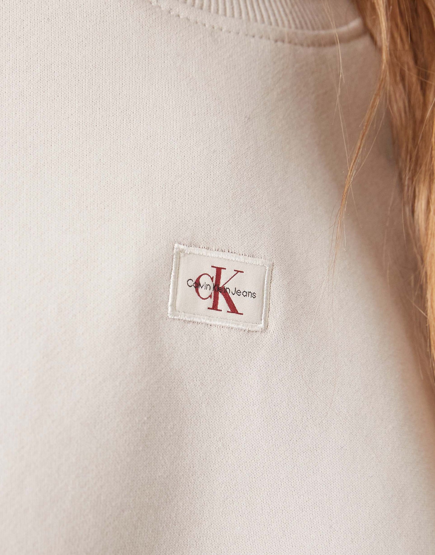 Jeans Woven Label Sweatshirt