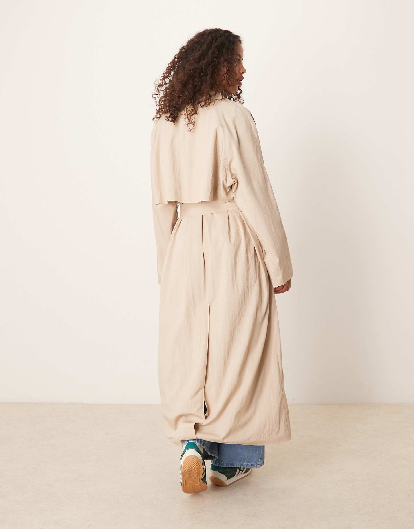 Tie Trench Coat
