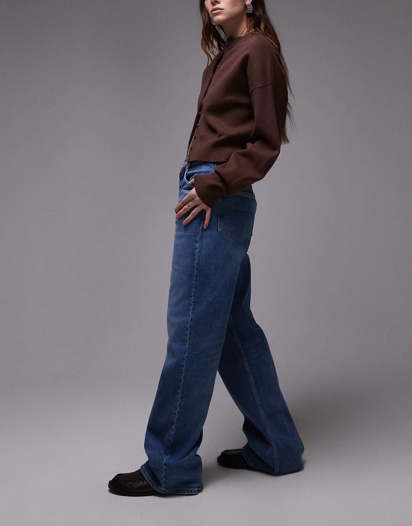 Mia Mid Rise Relaxed Straight Jeans