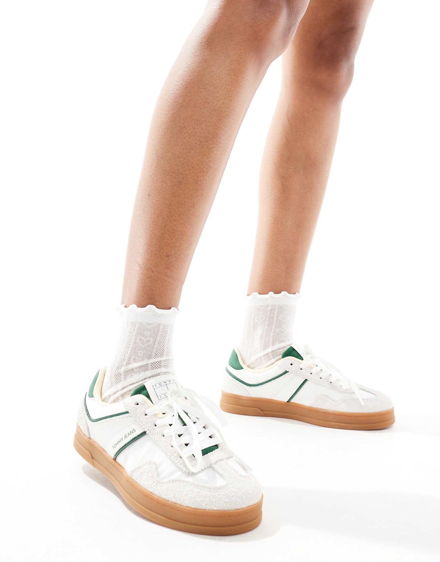 Greenwich Low Trainers With Gum Sole