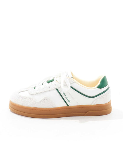 Greenwich Low Trainers With Gum Sole