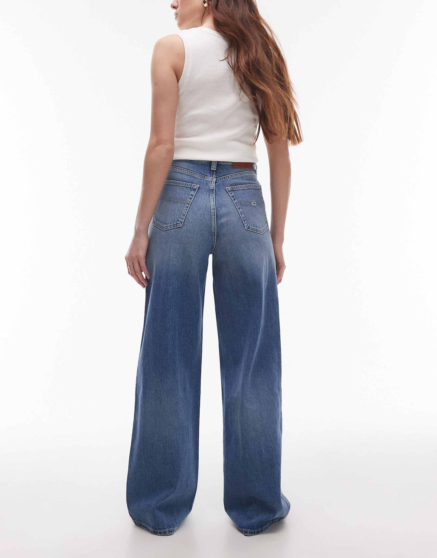 Claire High Rise Wide Leg With Flag Details