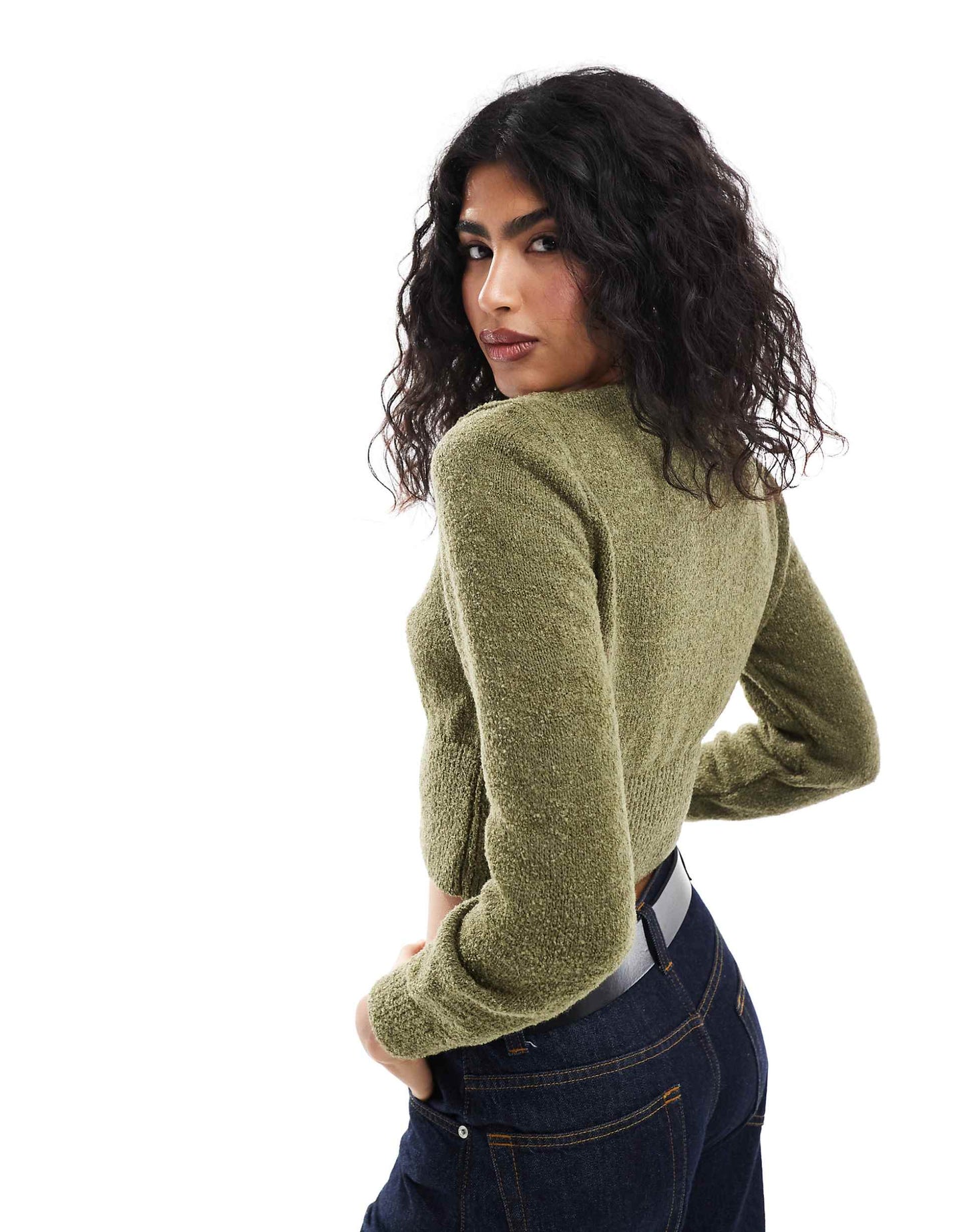 Crew Neck Cardigan