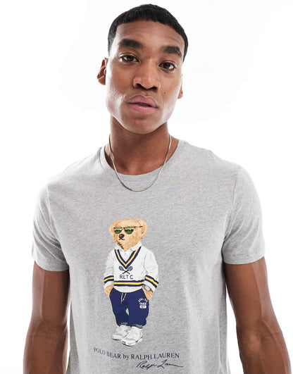 Heritage Bear Print T-Shirt Custom Fit