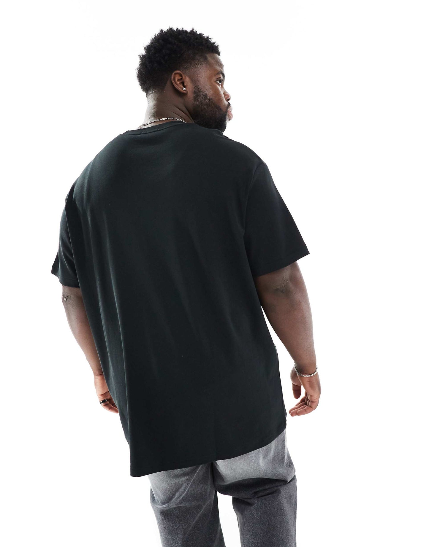 Big & Tall Icon Logo Pima Cotton T-Shirt Classic Oversized Fit