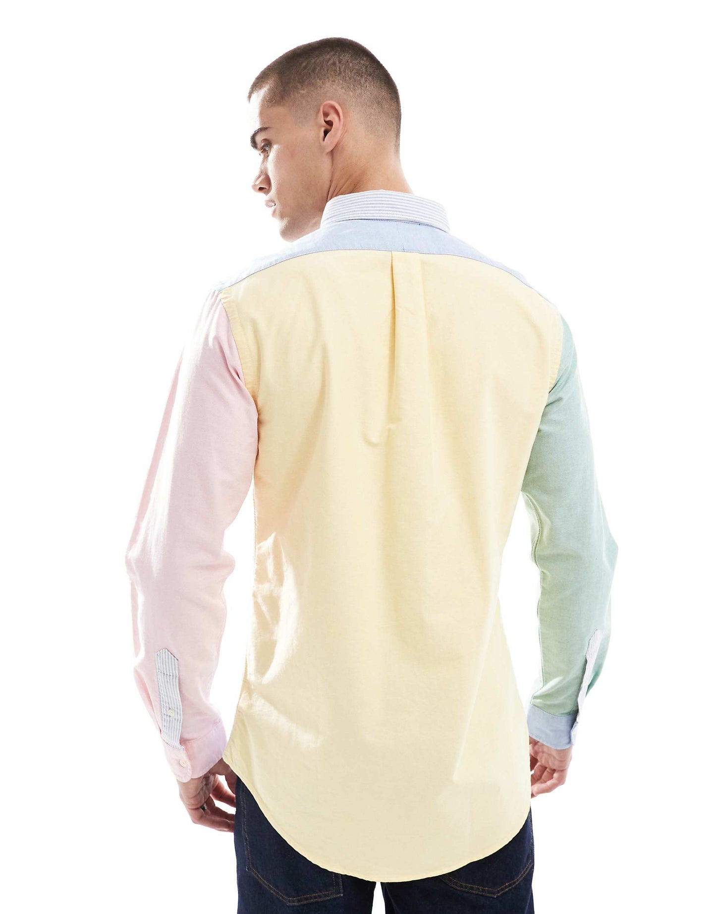 Icon Logo Colourblock Oxford Shirt