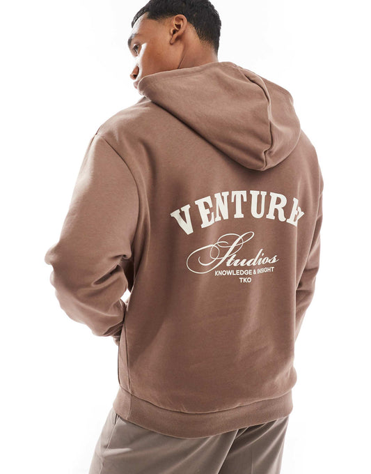 Oversized Hoodie With Back Print