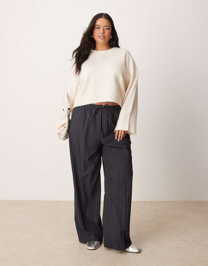 Curve Tailored Pull On Trousers