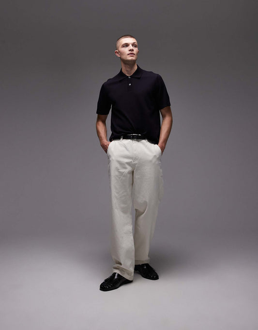 Canvas Loose Trousers