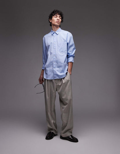 Relaxed Fit Poplin Shirt