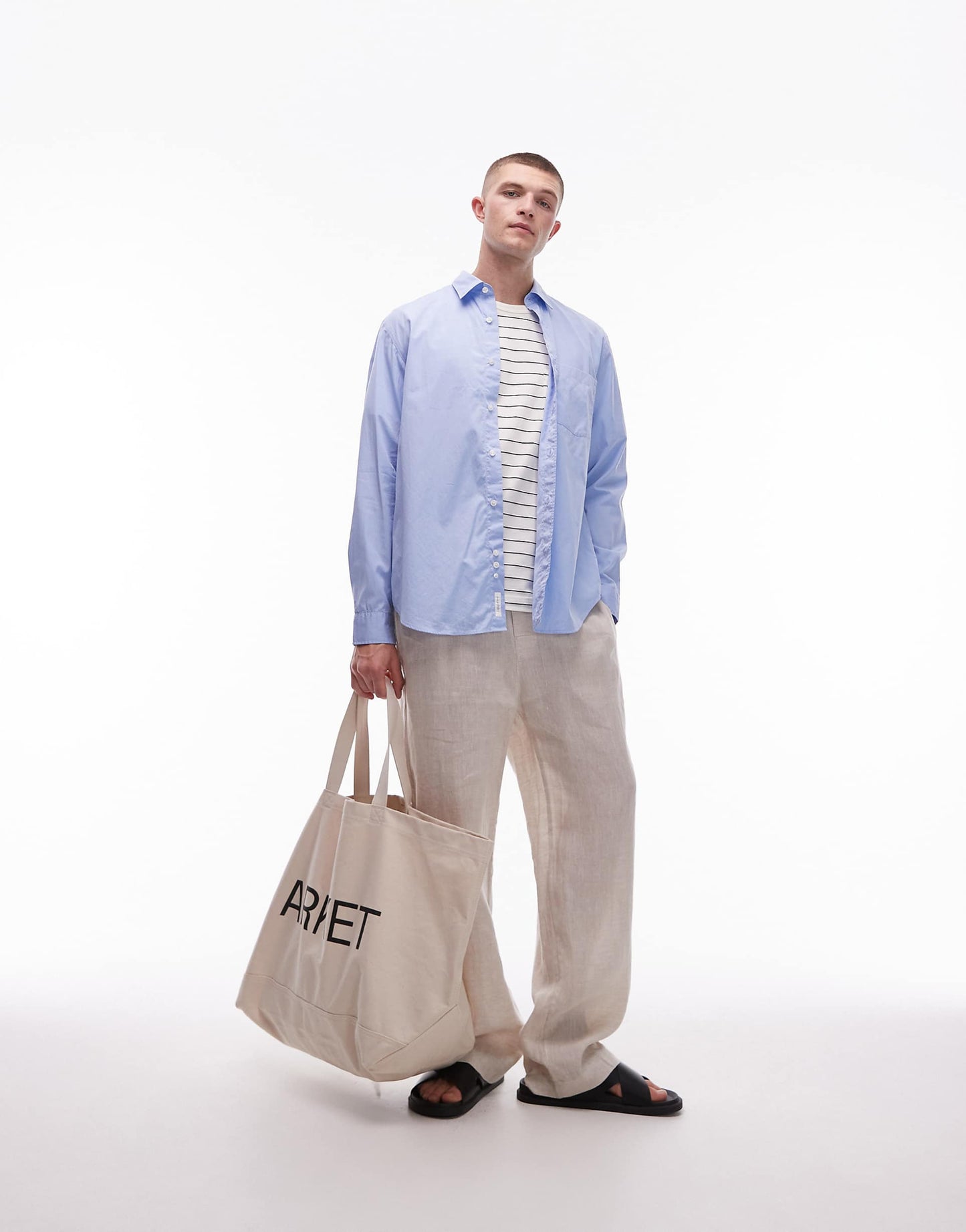Relaxed Fit Poplin Shirt