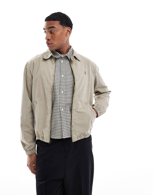 Bayport Icon Logo Poplin Harrington