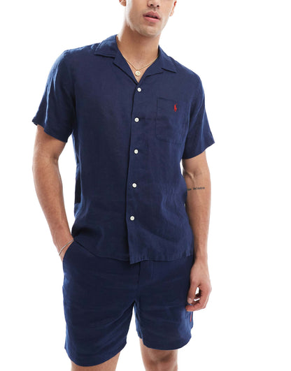 Prepsters Icon Logo Linen Shorts