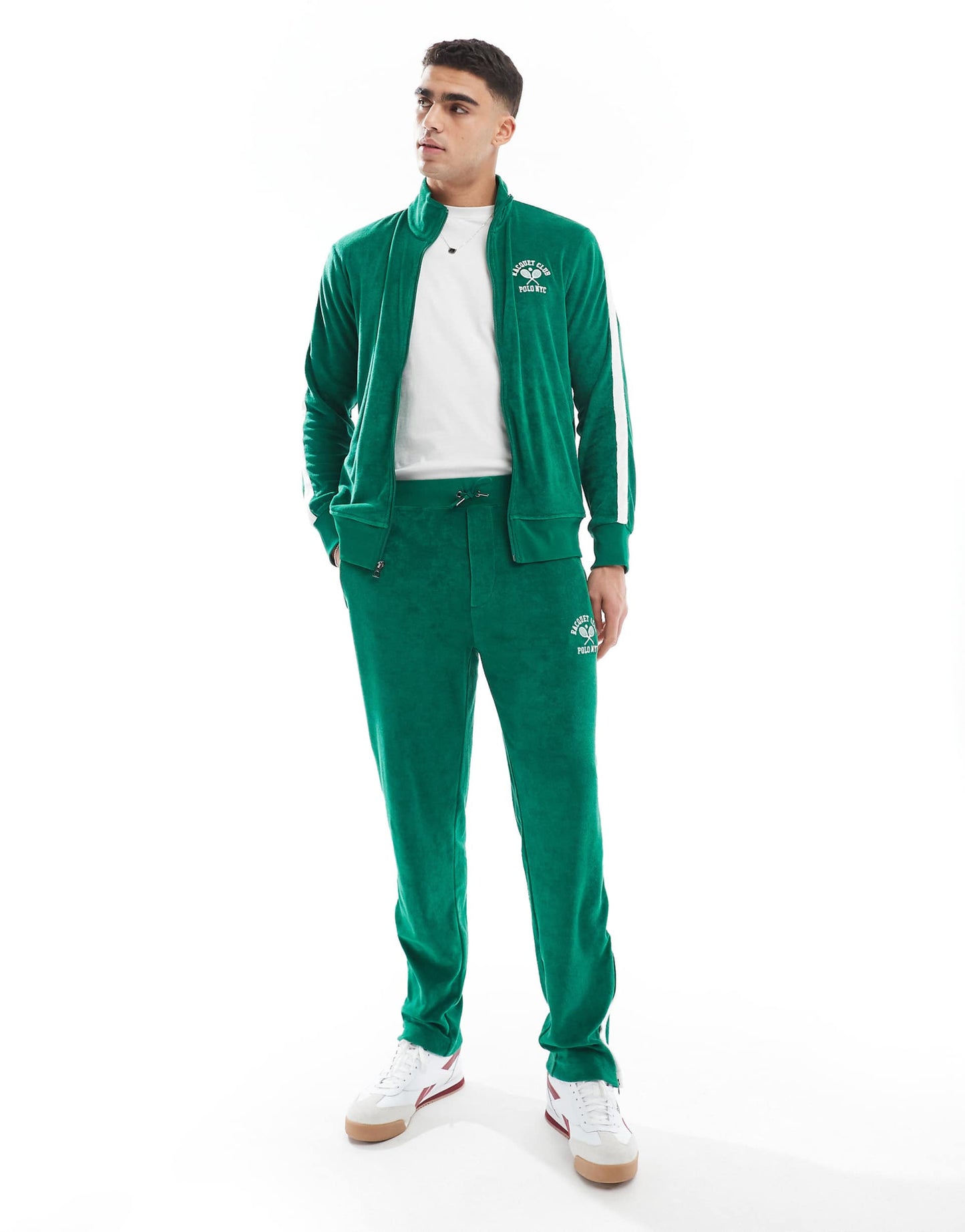 Tennis Club Cotton Terry Track Pants