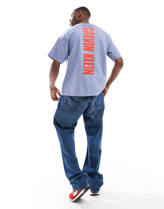 Jeans Vertical Back Print T-Shirt