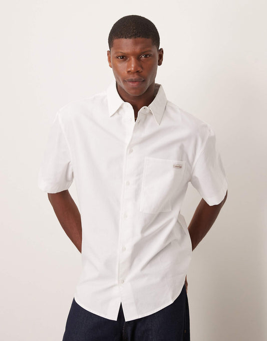Jean Short Sleeve Oxford Shirt
