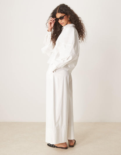 Clean Wide Leg Culottes Co-Ord