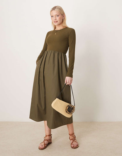 Long Sleeve Midi Dress