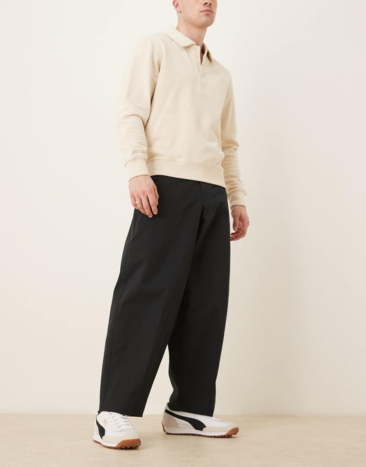 Smart Extreme Wide Tapered Trousers