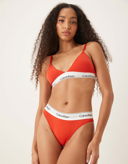 Modern Cotton High Leg Tanga