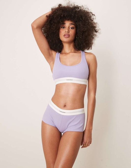 Modal Rib Boyshort