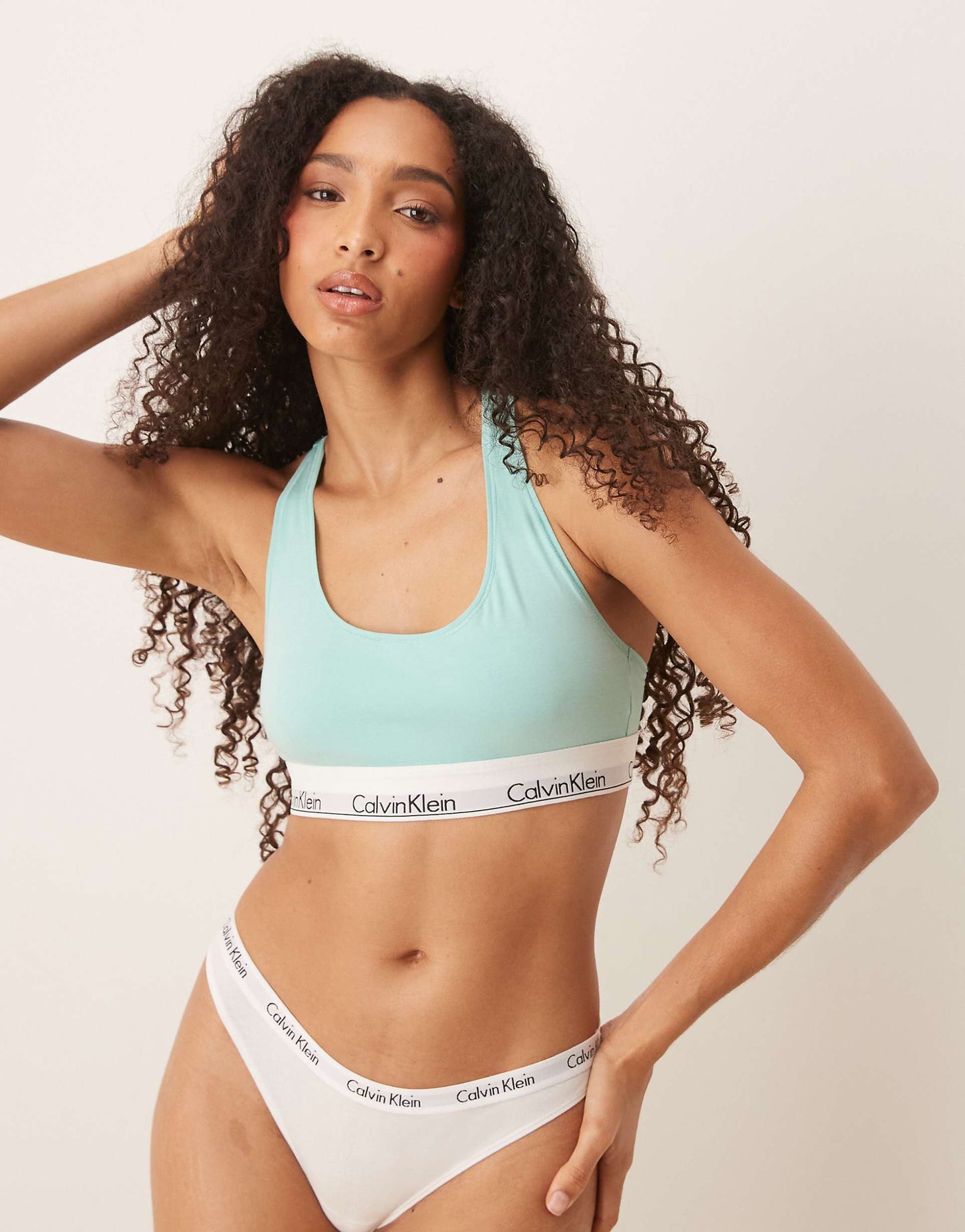 Modern Cotton Bralette And Brief