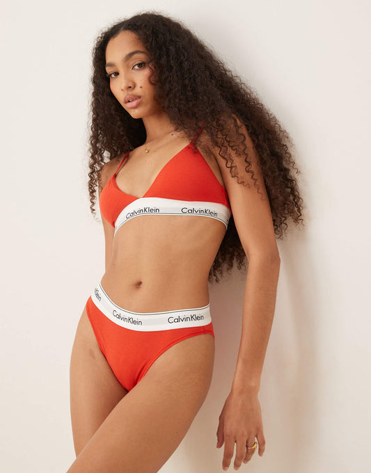 Modern Cotton Lightly Lined Triangle Bralette