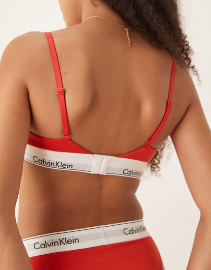 Modern Cotton Lightly Lined Triangle Bralette
