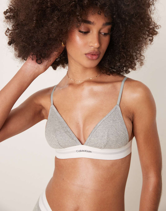 Modal Rib Unlined Triangle Bra