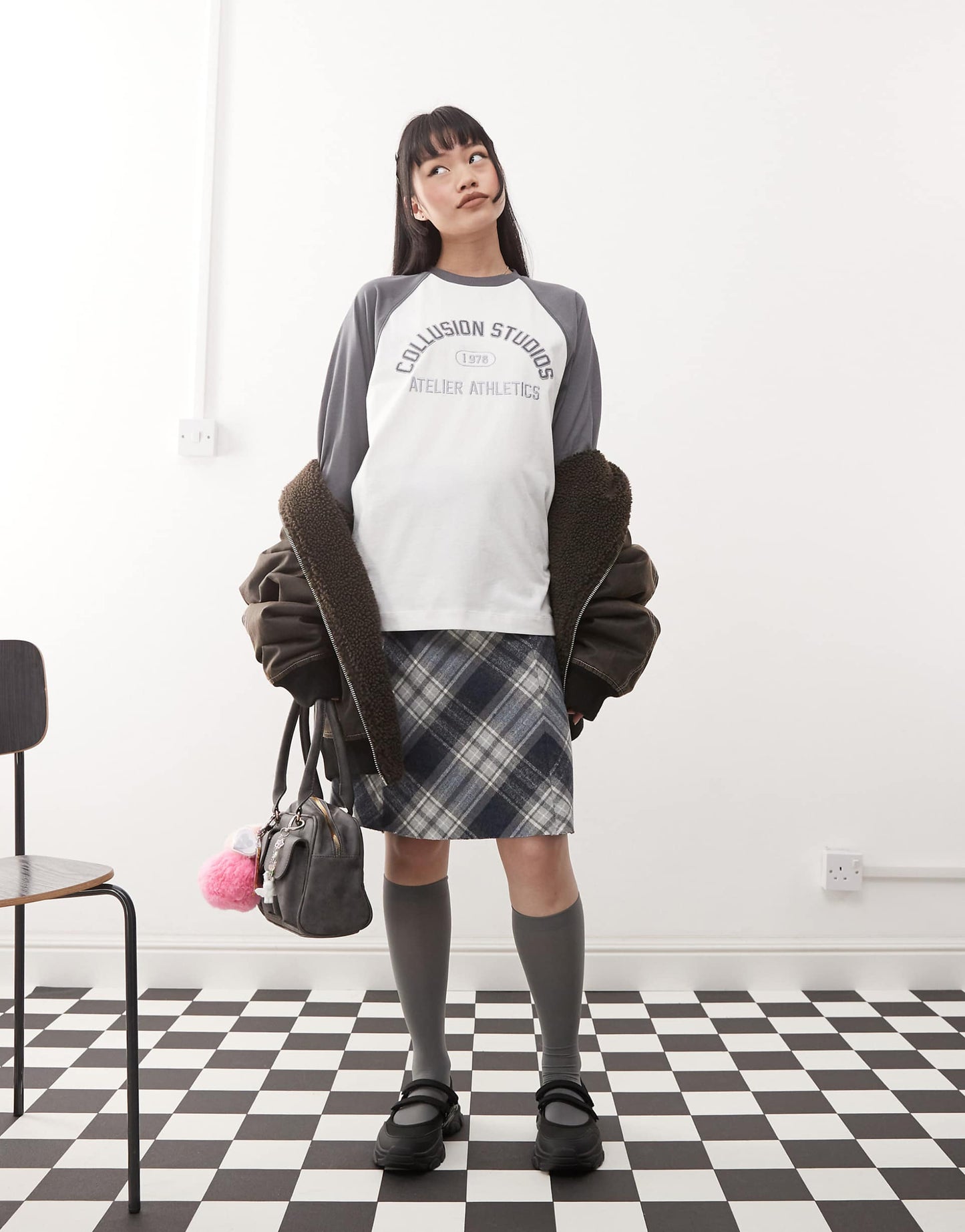 Relaxed Retro Logo Raglan T-Shirt