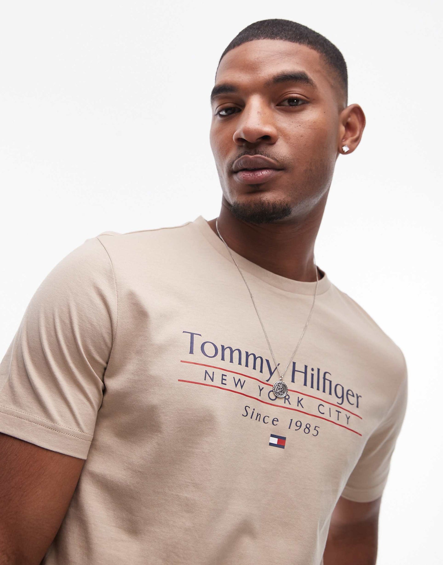Centre Stack Linear Logo T-Shirt