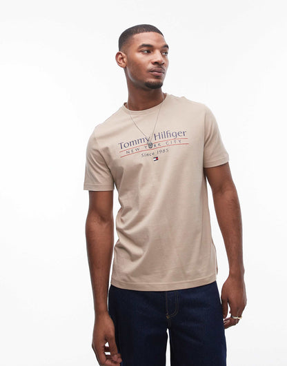 Centre Stack Linear Logo T-Shirt