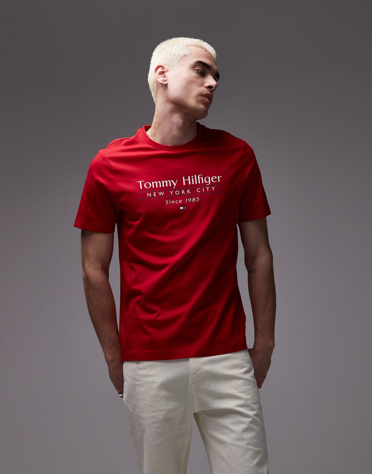 Centre Stack Linear Logo T-Shirt