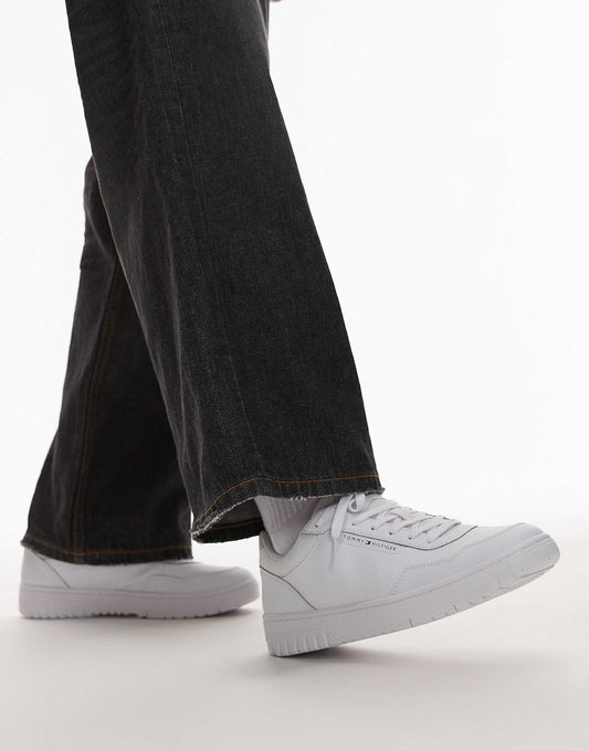 Basket Trainers With Perforated Details