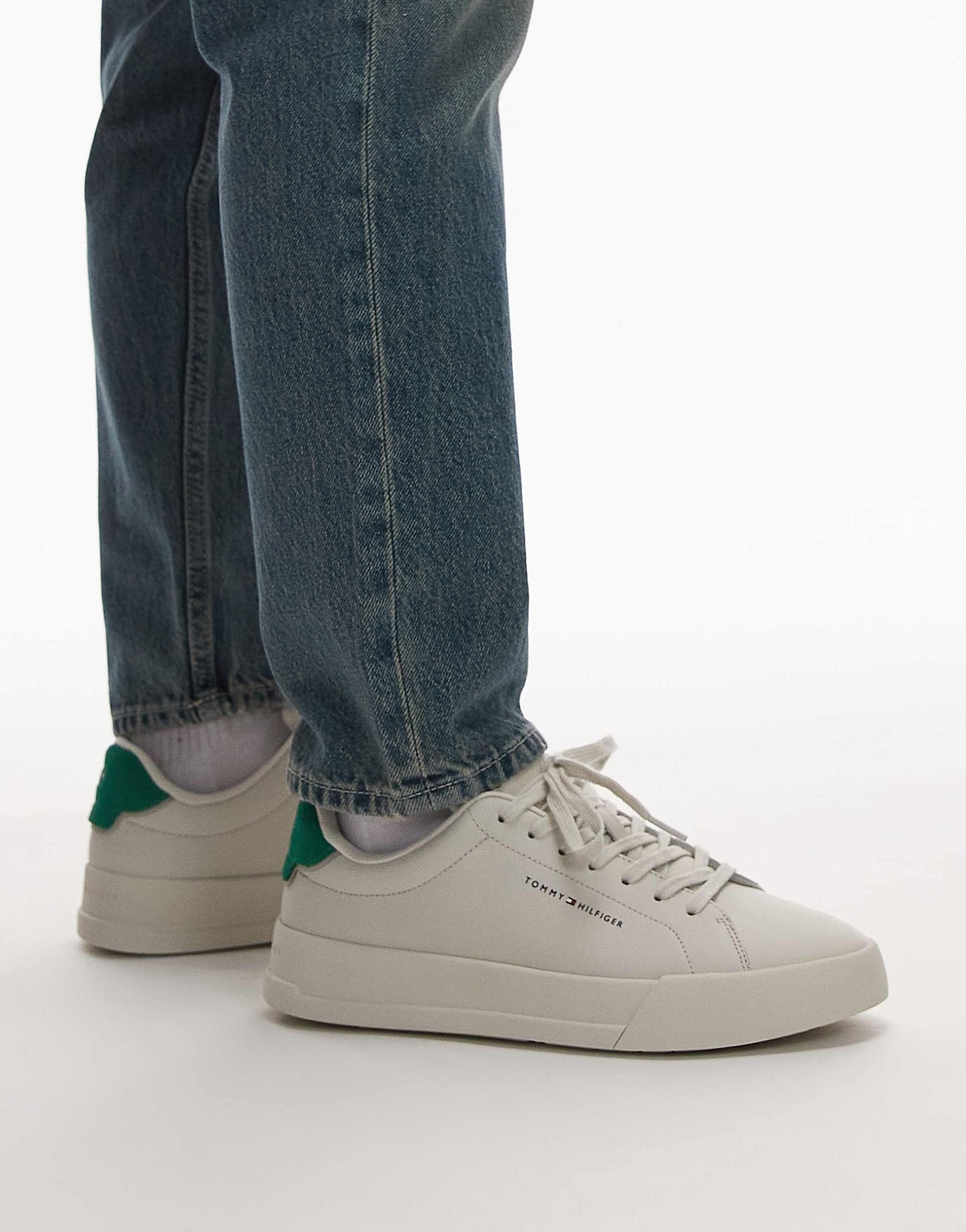 Leather Court Trainers