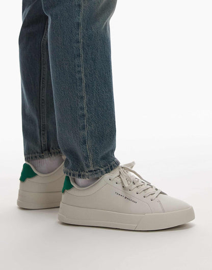 Leather Court Trainers