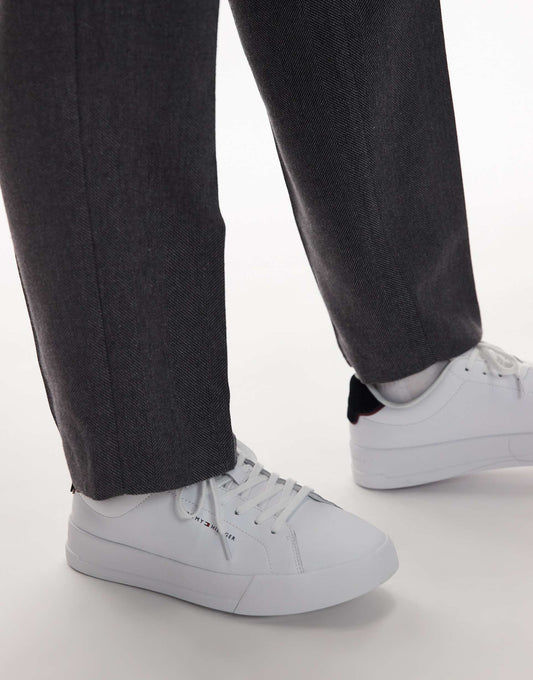 Leather Court Trainers