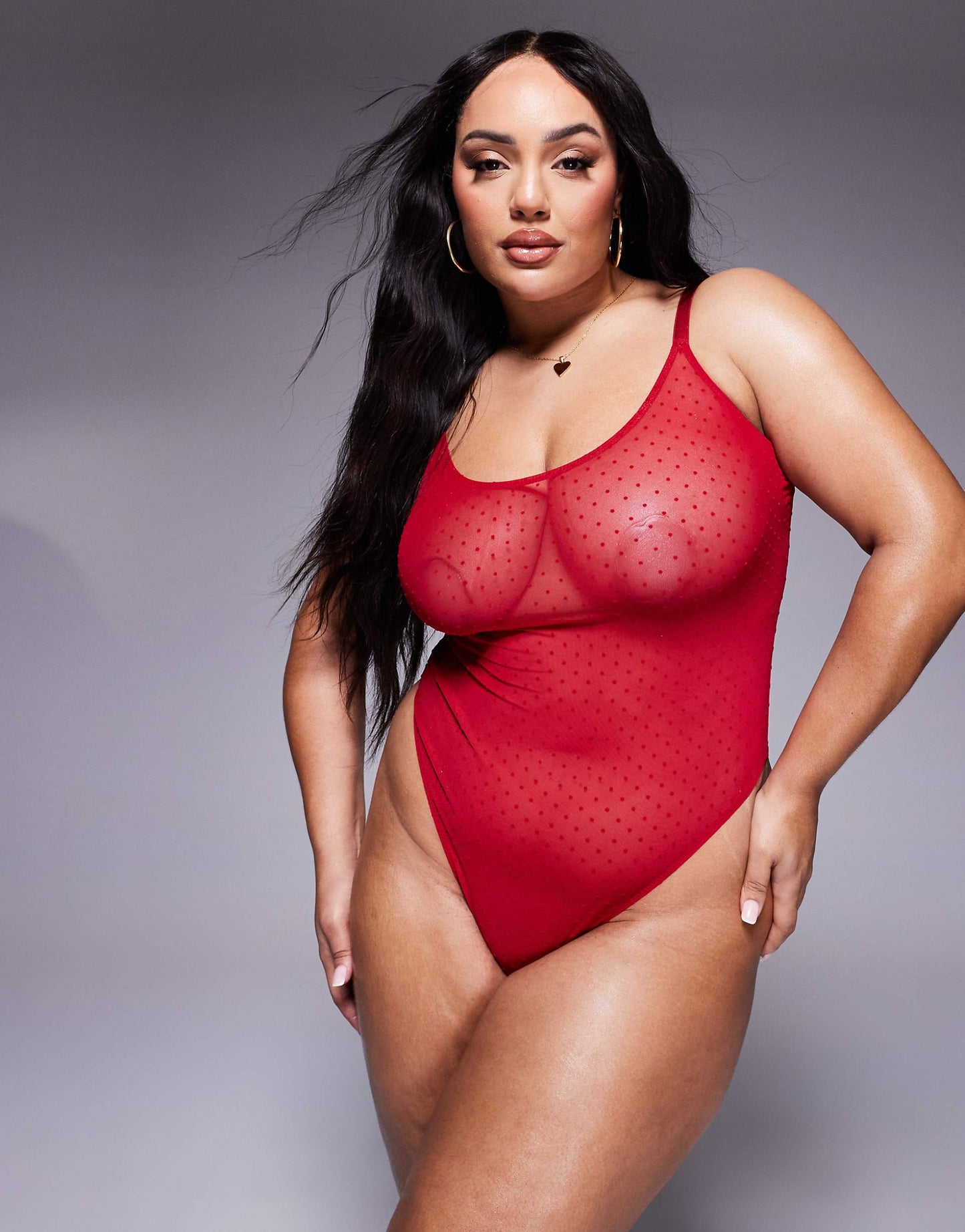 Curve Lara Spot Mesh & Lace Soft Body