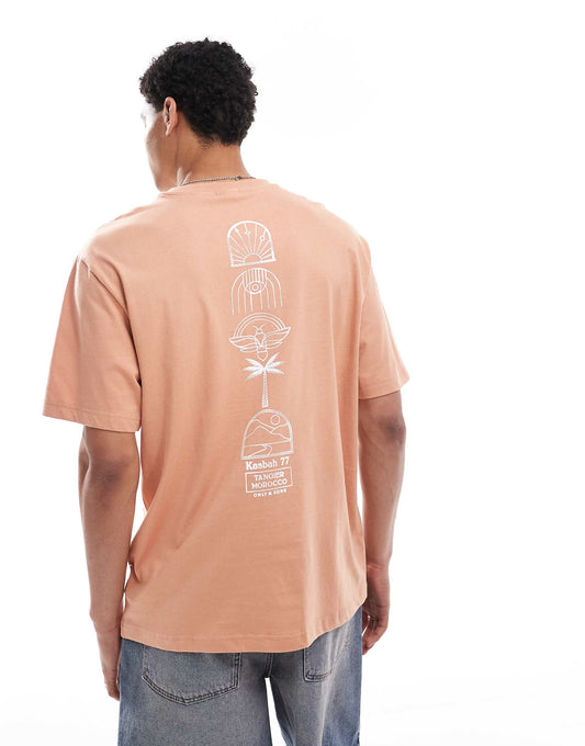 Oversized Fit T-Shirt With Kasbah Print