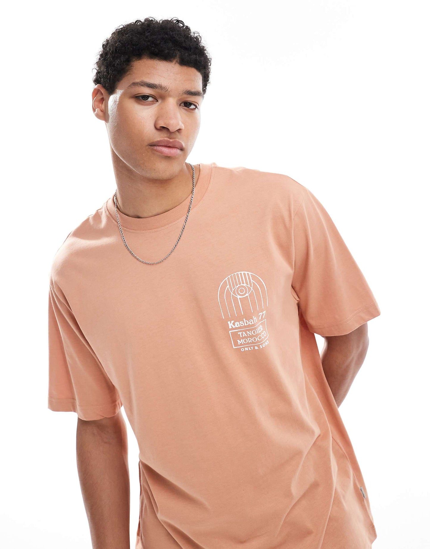 Oversized Fit T-Shirt With Kasbah Print