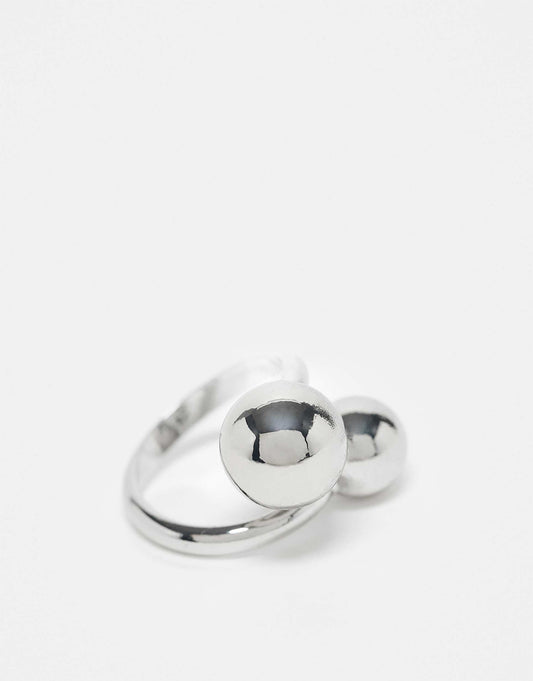 Unisex Wraparound Bubble Ring