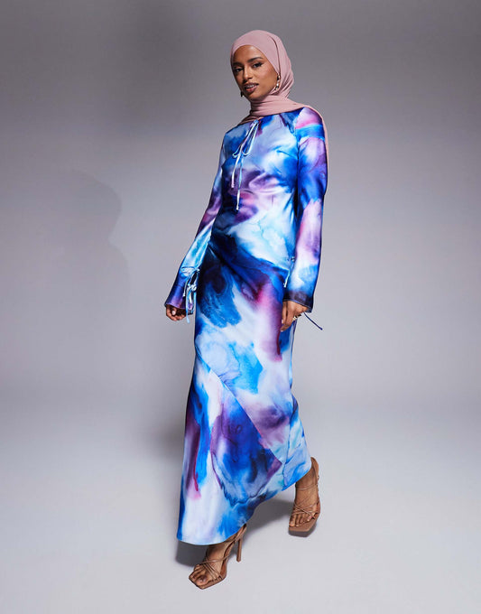 Satin Maxi Dress