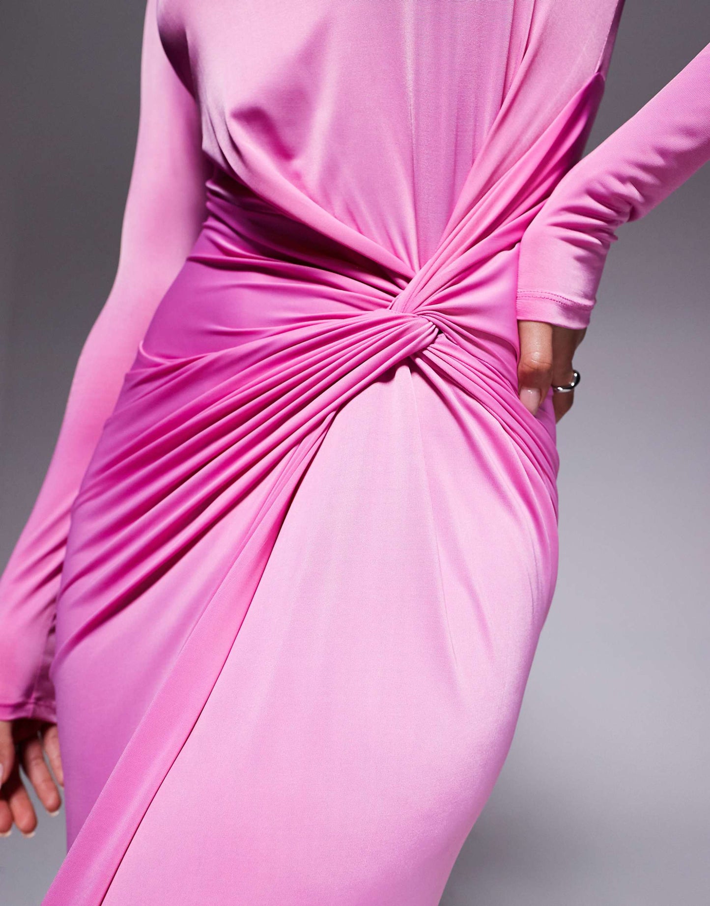 Exclusive High Neck Maxi Dress